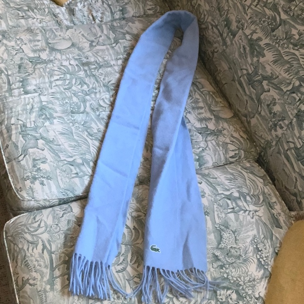 Lacoste lamb wool scarf